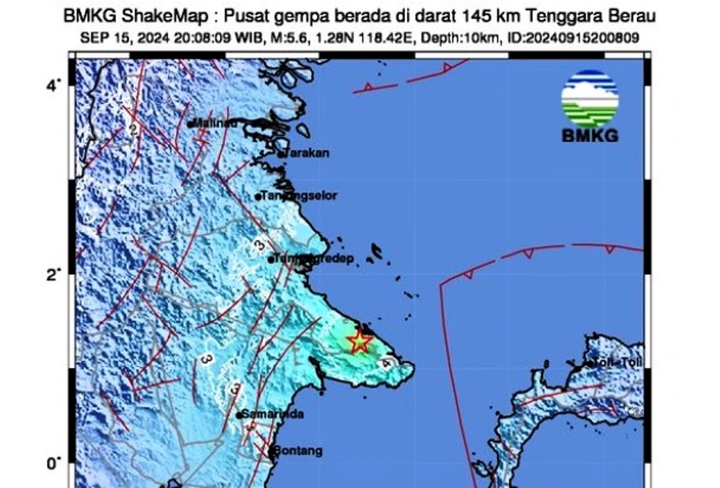 gempa Berau