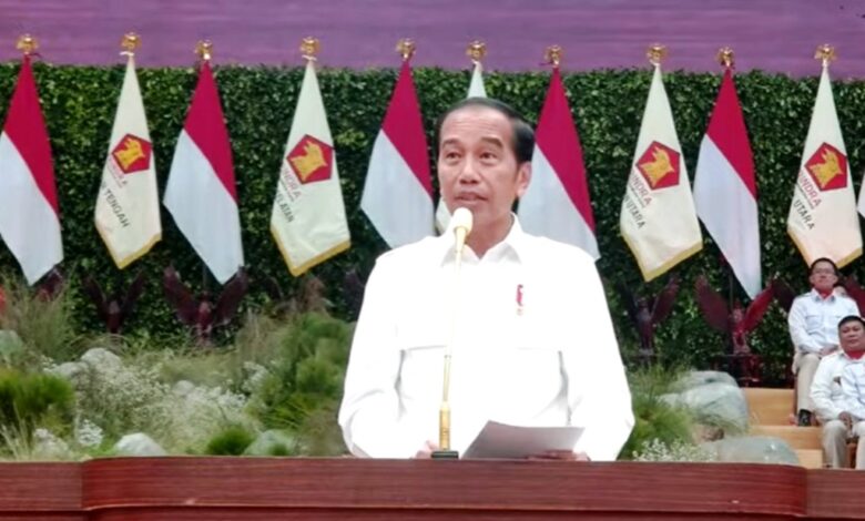 Pidato Jokowi Gerindra