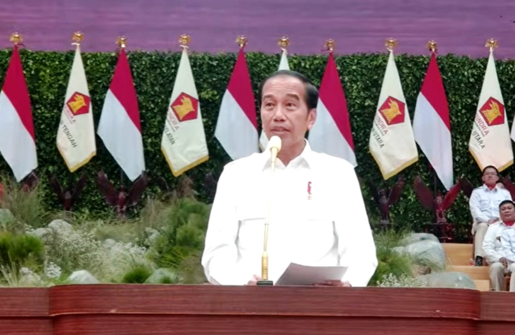 Pidato Jokowi Gerindra