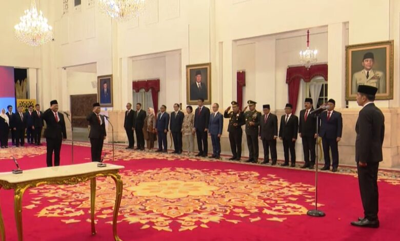 reshuffle kabinet Indonesia Maju