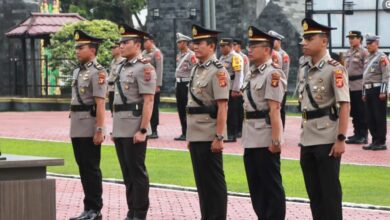 Sertijab kapolsek di Kutai Kartanegara