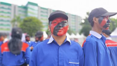 Muhammad Azriel Al Farrel Ramadhan (18), siswa kelas XII SMK Negeri 19 Samarinda.