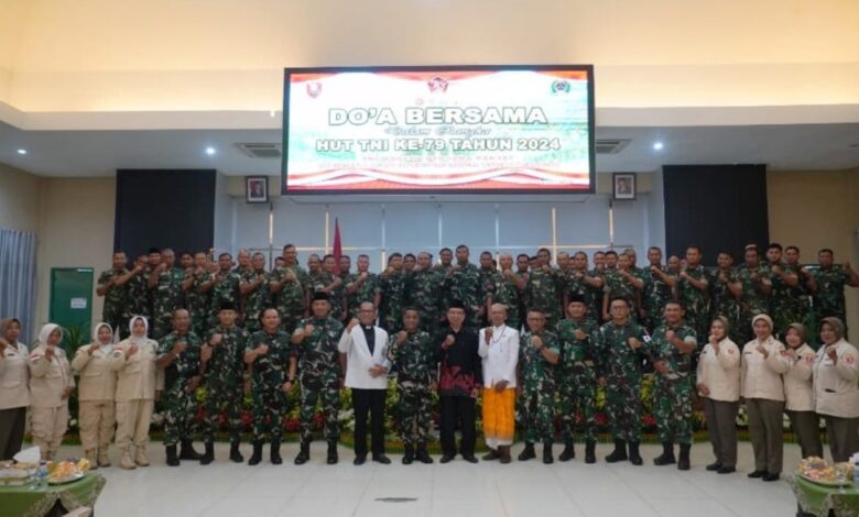 Doa Bersama Korem 091/ASN