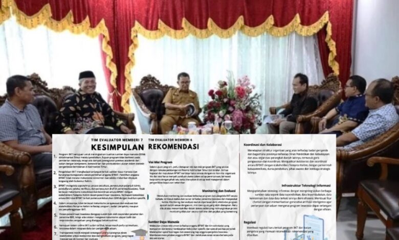Evaluasi program Beasiswa Kalimantan Timur 2024