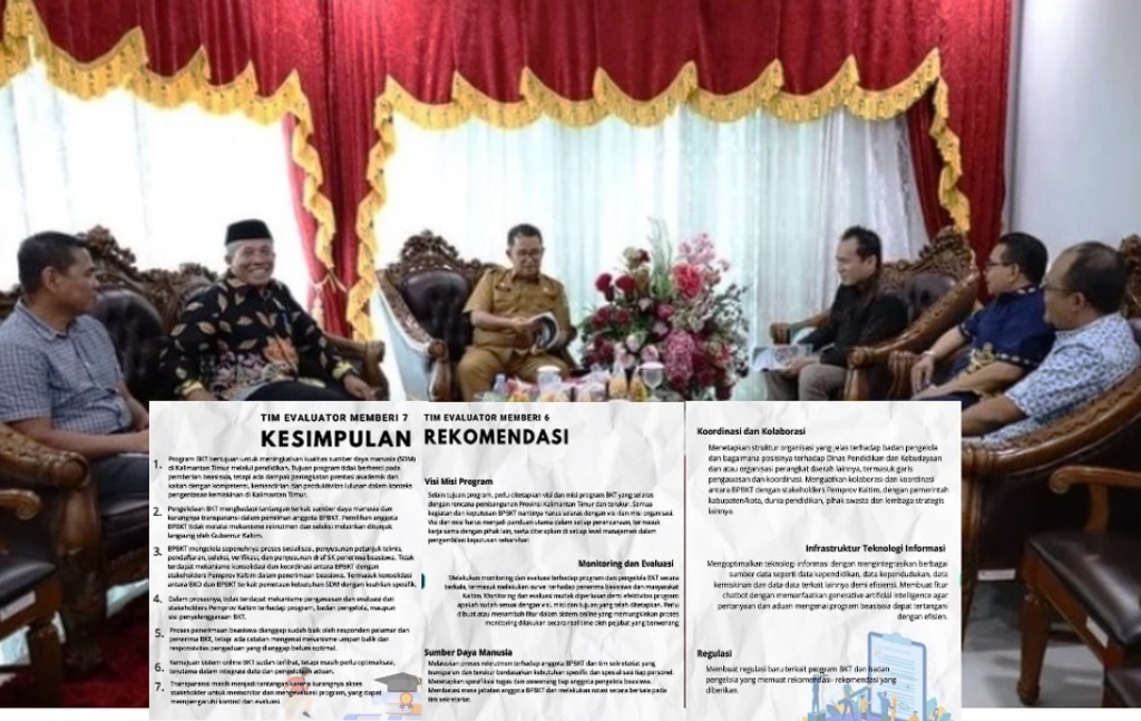 Evaluasi program Beasiswa Kalimantan Timur 2024