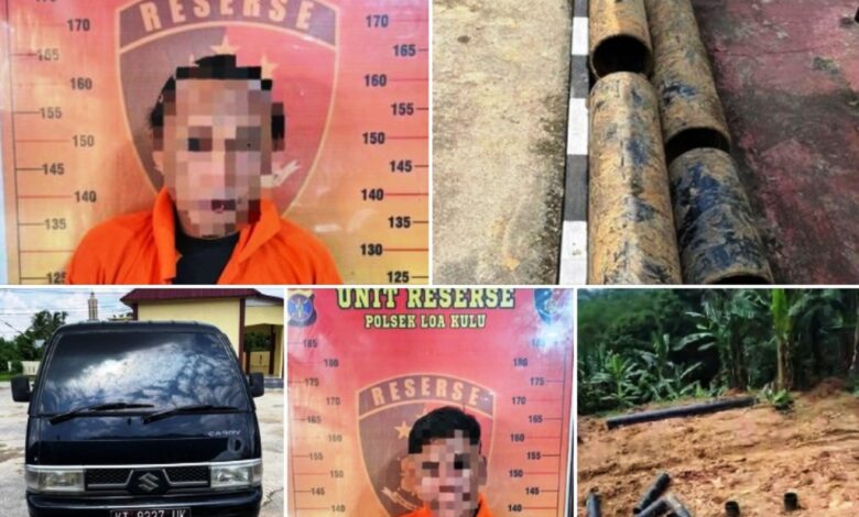 Pencurian besi Loa Kulu