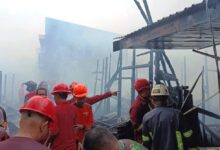 kebakaran gang cempaka Samarinda