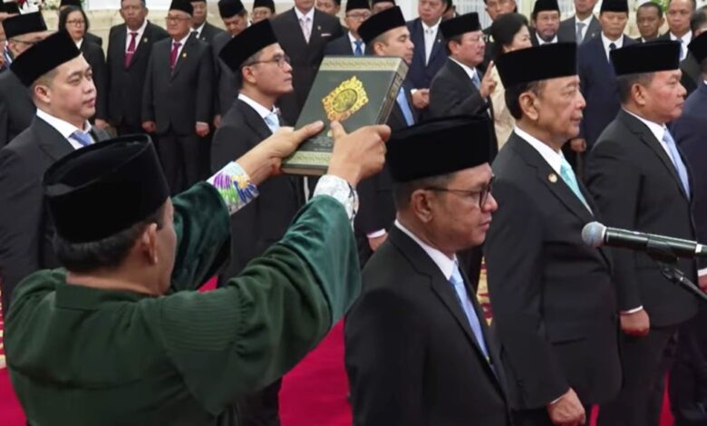 pelantikan kepala badan khusus 2024