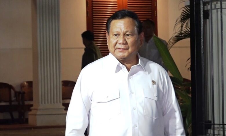 Prabowo Subianto calon menteri