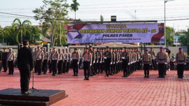 Upacara Sumpah Pemuda Polres Paser