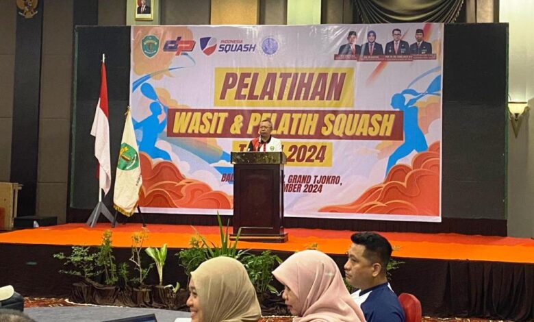 pembinaan squash Kaltim