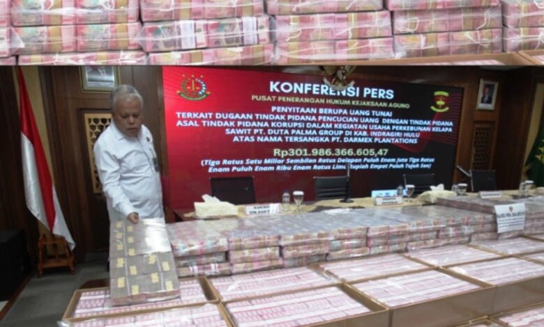 uang sitaan kejaksaan agung