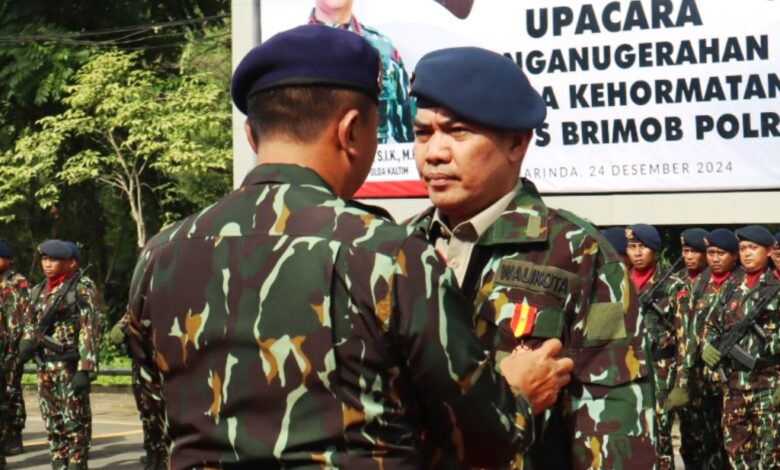Andi Harun anggota kehormatan Brimob