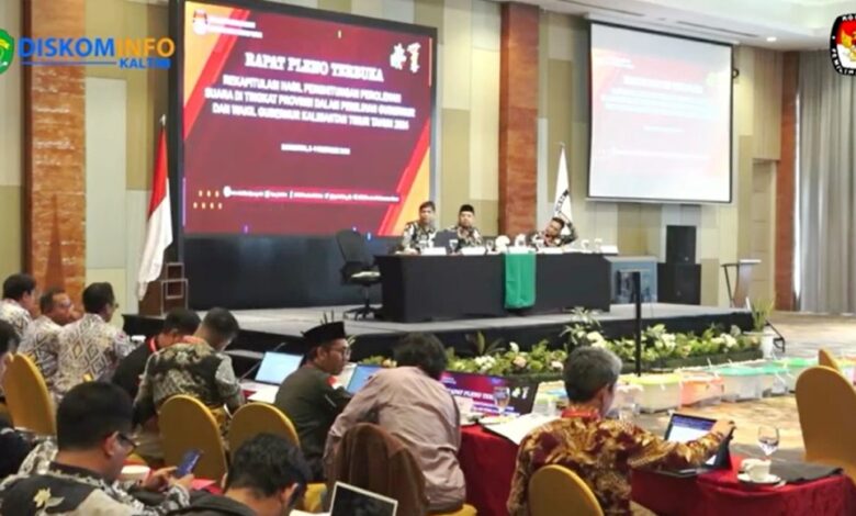 Hasil Rekapitulasi Suara Pilgub Kaltim