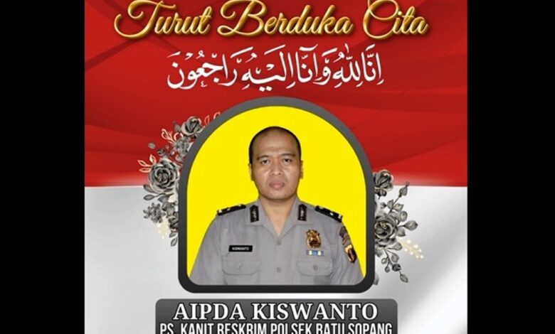 polisi tewas di paser