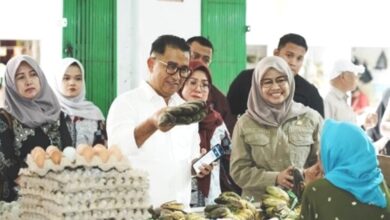 sidak pasar Pj Gubernur Kaltim