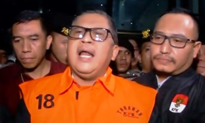 Hasto Kristiyanto ditahan