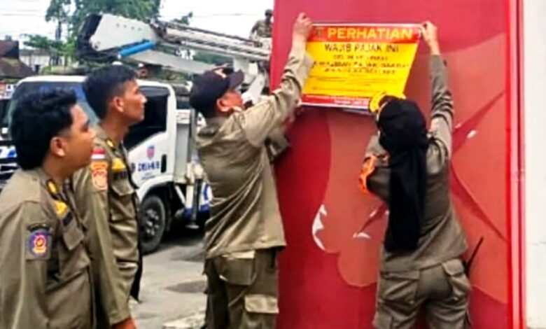 penertiban reklame samarinda