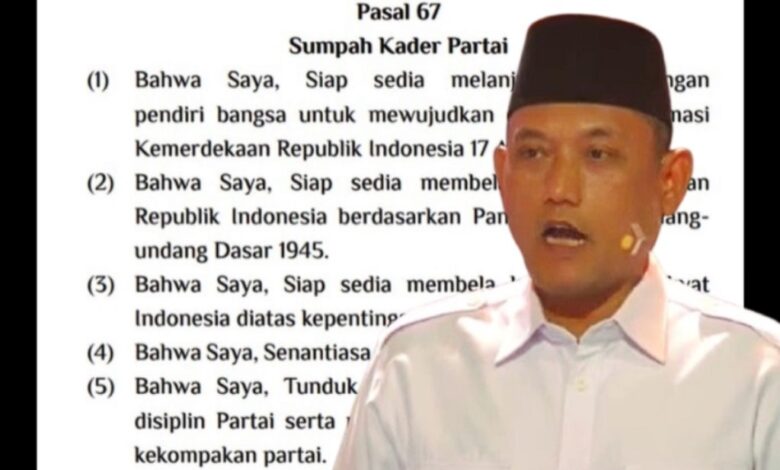 Sumpah Kader Partai Gerindra