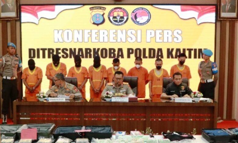 Polda Kaltim Kasus Narkoba