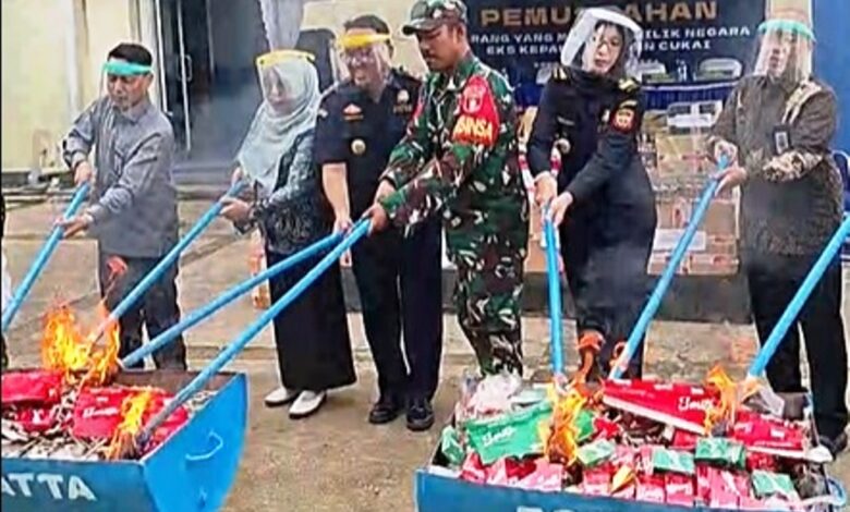 rokok ilegal Sangatta