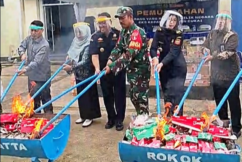 rokok ilegal Sangatta