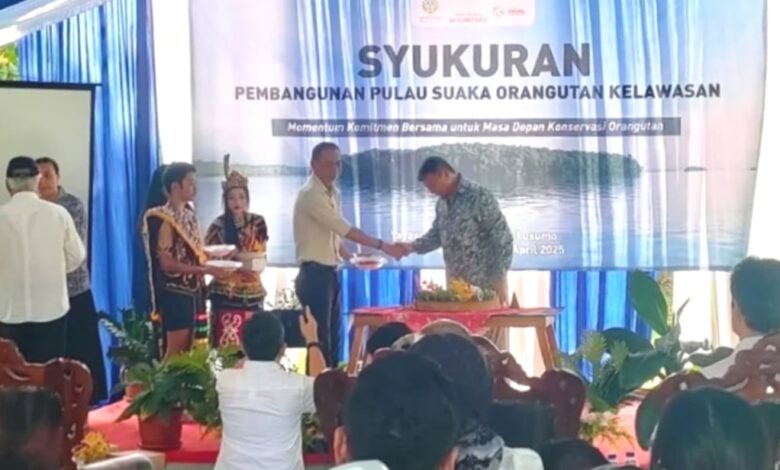 Hashim Djojohadikusumo Resmikan Pembangunan Pulau Suaka Orangutan Kelawasan di IKN Nusantara