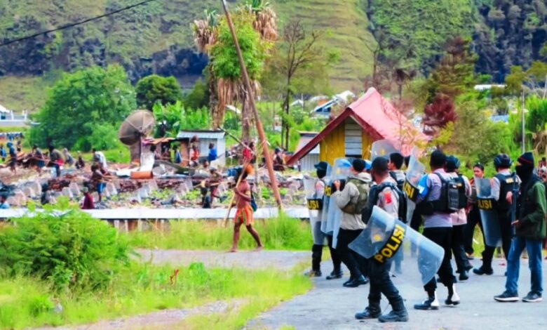 Bentrok Pilkada Puncak Jaya