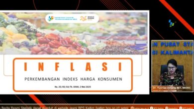 Inflasi Kaltim April 2025