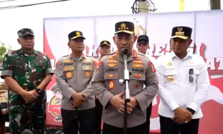 Kapolri Groundbreaking Asrama Polresta Samarinda