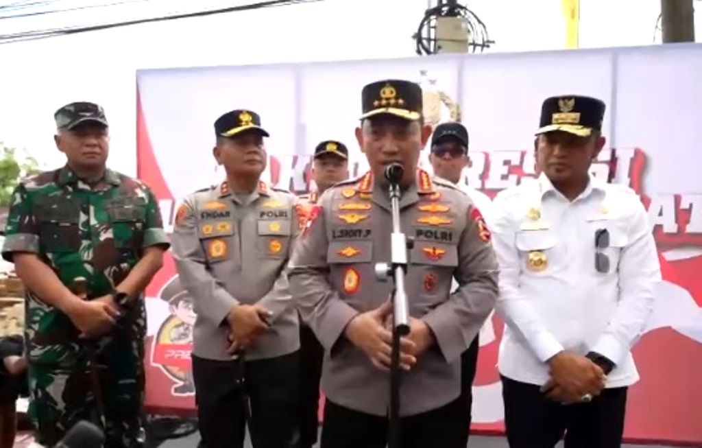 Kapolri Groundbreaking Asrama Polresta Samarinda