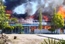 Kebakaran SMKN 5 Balikpapan