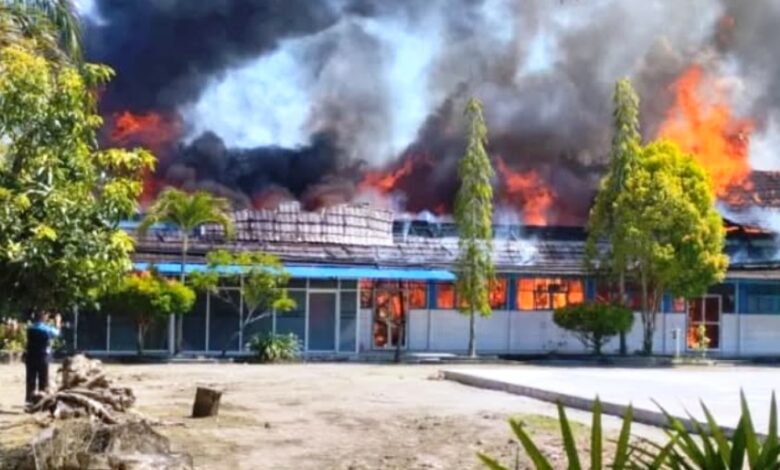 Kebakaran SMKN 5 Balikpapan