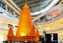 Miniatur Candi Mahabodhi Samarinda