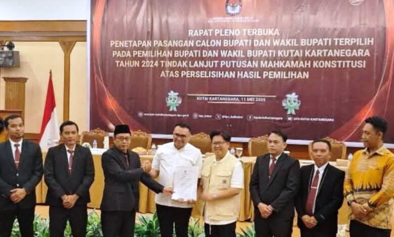 penetapan bupati terpilih kukar