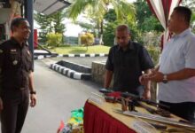 pemusnahan barang bukti Kejaksaan Kutai Kartanegara