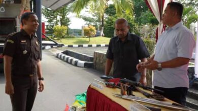 pemusnahan barang bukti Kejaksaan Kutai Kartanegara