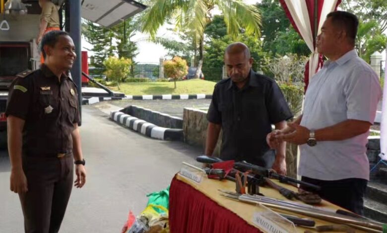 pemusnahan barang bukti Kejaksaan Kutai Kartanegara