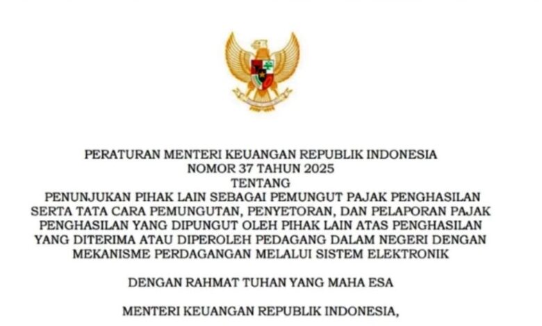 PMK 37 Tahun 2025