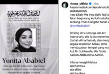 Yunita Ababiel Meninggal Dunia