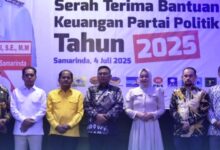 Bantuan keuangan partai politik Samarinda
