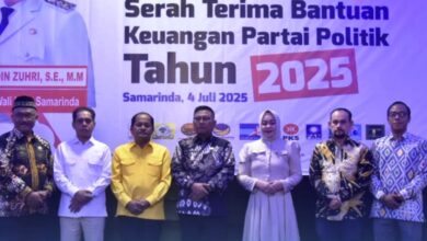 Bantuan keuangan partai politik Samarinda