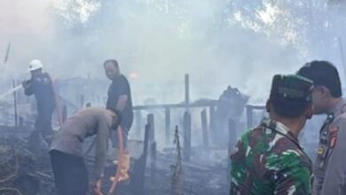 kebakaran sanga-sanga