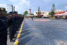 Bantuan Brimob Polda Kaltim