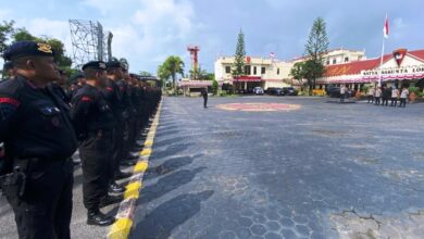 Bantuan Brimob Polda Kaltim