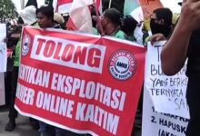 demo driver ojol kaltim