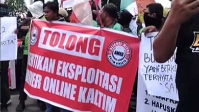 demo driver ojol kaltim