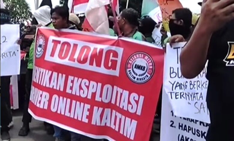 demo driver ojol kaltim