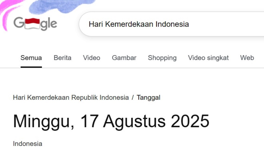 Google Doodle kemerdekaan