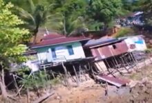 Longsor Muara Bunyut Kutai Barat